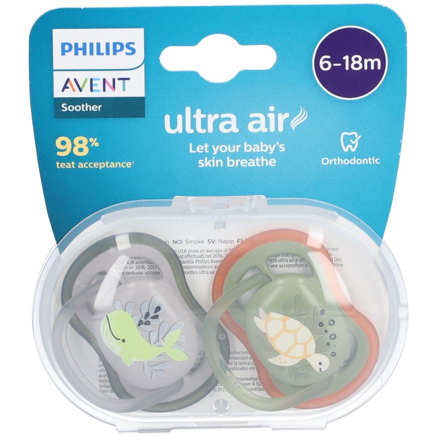 Philips Avent Ultra Air Collection 6-18 mesi, 2 Pezzi Philips Avent Ultra Air Collection 6-18 mesi, 2 Pezzi