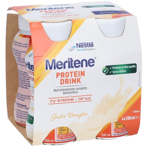 Nestlé, Meritene Forza & Vitalità Protein Drink, 4 x 200 ml