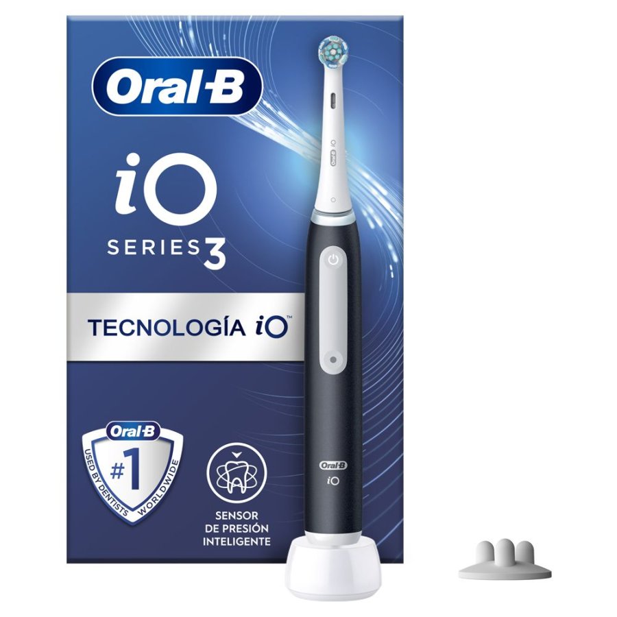 Oral-B iO3s Black Spazzolino Elettrico, 1 pezzo