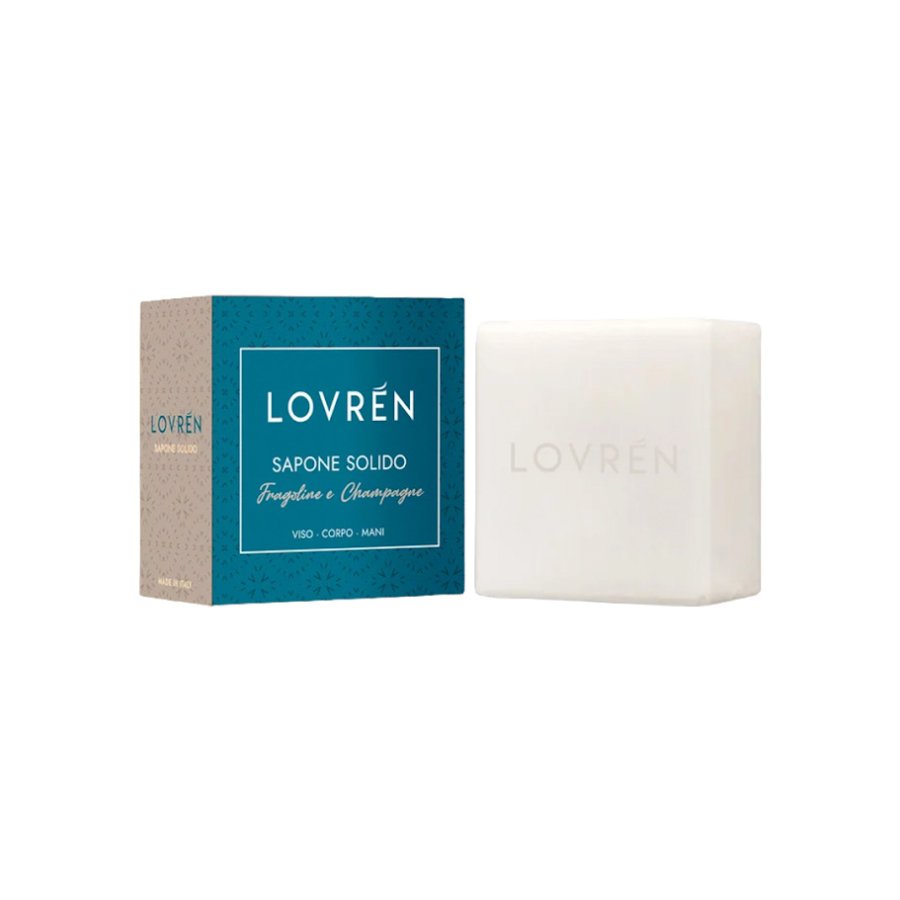 Lovrén Dermosapone Solido Fragoline e Champagne 100g Lovrén Dermosapone Solido Fragoline e Champagne 100g