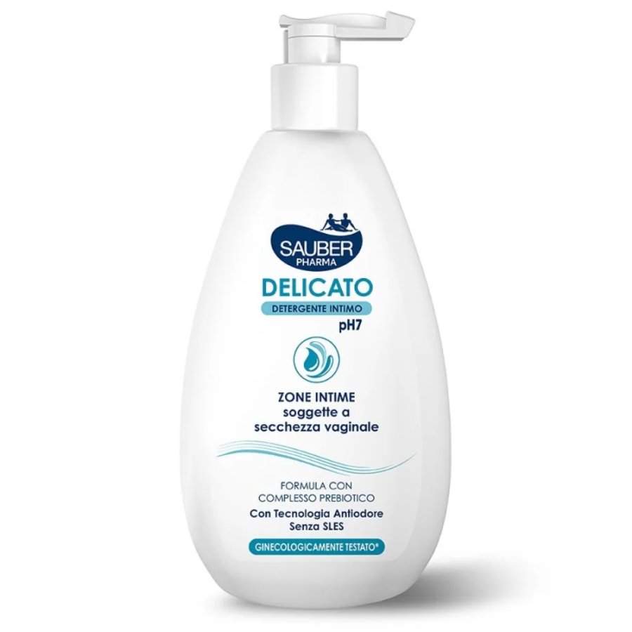 Sauber, Detergente Intimo Delicato pH 7, 500 ml