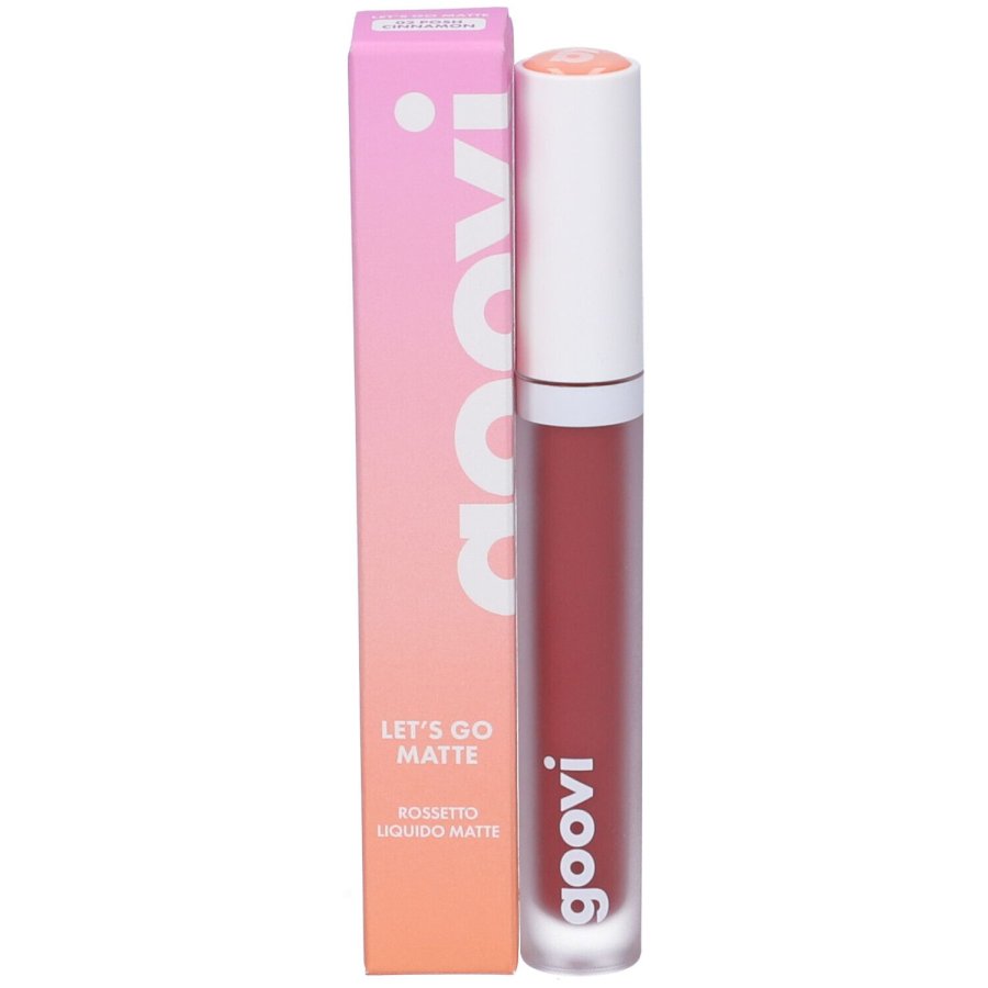 Goovi Let&rsquo;s Go Matte Rossetto Liquido Matte 02 Posh Cinnamon, 2,5 ml
