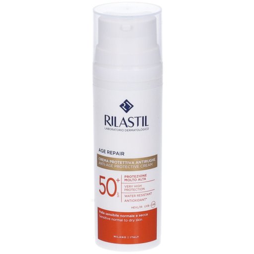 Rilastil Sun Spf50+ Age Repair Crema protettiva Antirughe 50 ml