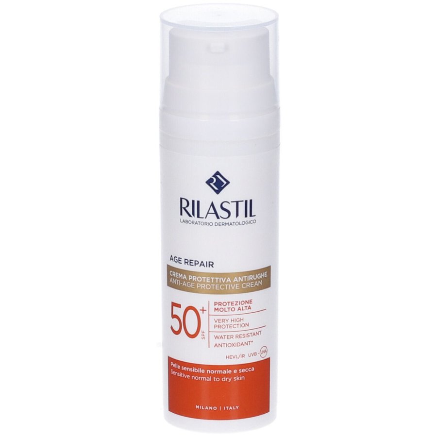 Rilastil Sun Spf50+ Age Repair Crema protettiva Antirughe 50 ml