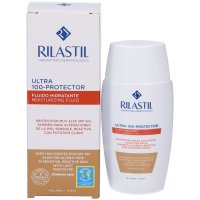Rilastil Ultra 100-Protector Color Fluido Idratante Colorato SPF50+, 50ml