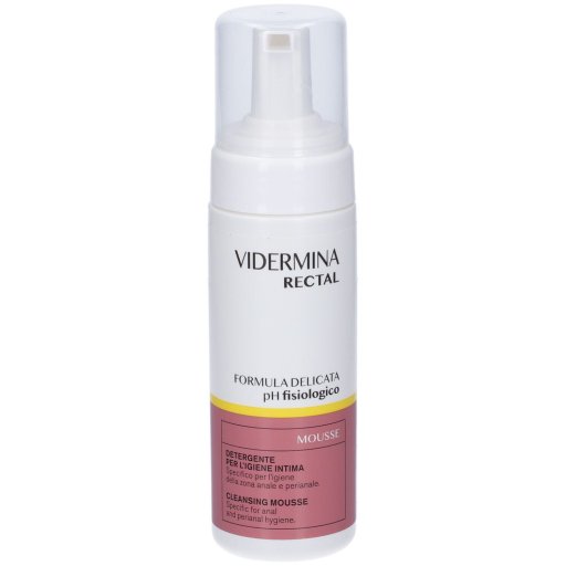 Vidermina Rectal Mousse Detergente pH Fisiologico 165 ml
