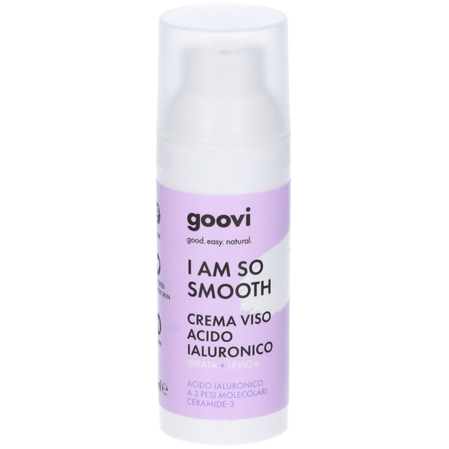 Goovi I Am So Smooth Crema Viso Acido Ialuronico, 50 ml
