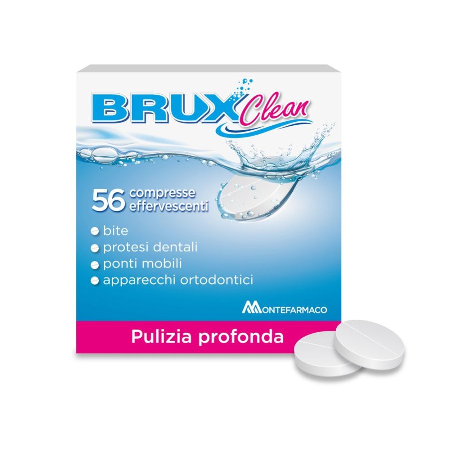 Brux Clean Igienizzante Dispositivi Intraorali, 56 Compresse