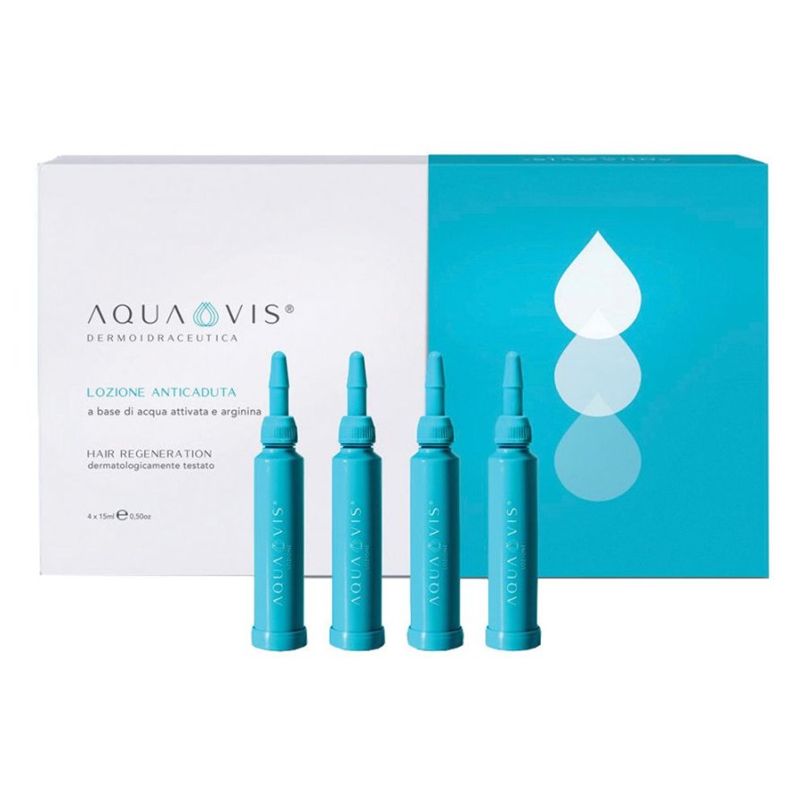 Aquavis Lozione Anticaduta, 4 x 15 ml