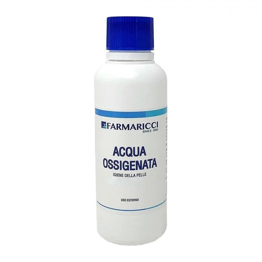 Perossido D'Idrogeno Acqua Ossigenata Soluzione 3% 10V, 250ml - Disinfettante per Ferite Superficiali