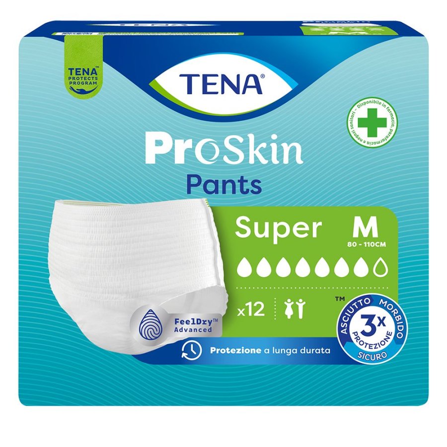 TENA ProSkin Pants Super M, 12 pezzi TENA ProSkin Pants Super M, 12 pezzi