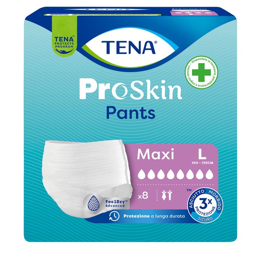 TENA Pants Maxi L, 8 pezzi TENA Pants Maxi L, 8 pezzi