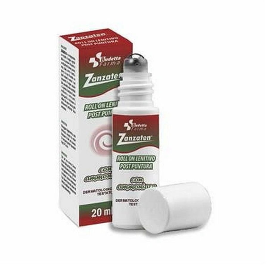 Budetta Farma, Zanzaten Roll-On Post Puntura con Ammoniaca, 20 ml