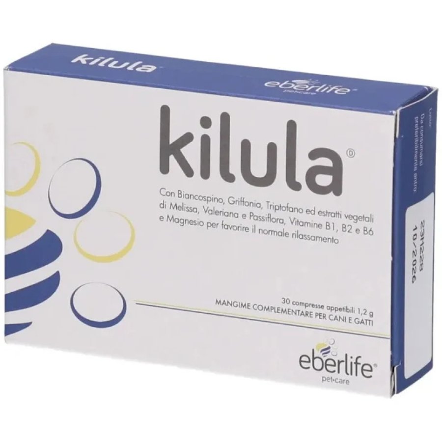 Eberlife Kilula per Cani e Gatti, 30 Compresse