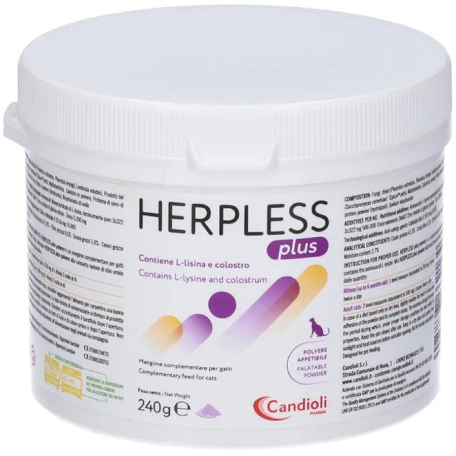 Candioli, Herpless Plus Polvere, 240 g