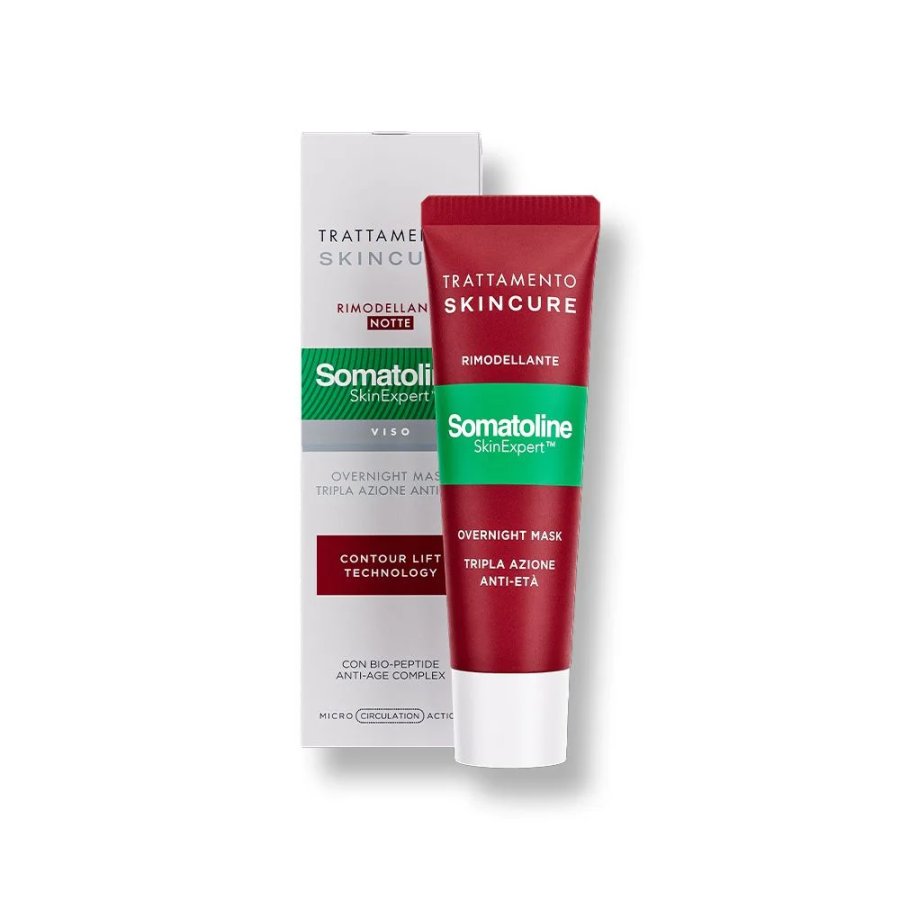 Somatoline Skin Expert Overnight Mask Rimodellante Tripla Azione Anti-Et&agrave; Crema Notte, 50 ml