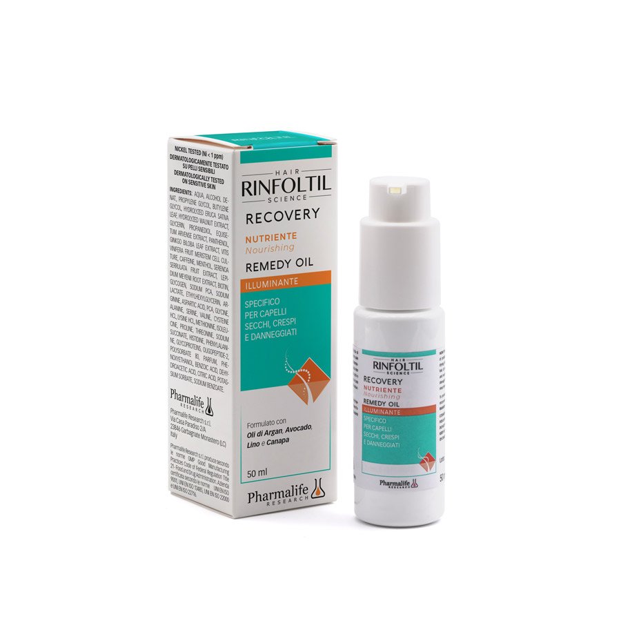 Rinfoltil Recovery Remedy Oil 50ml - Olio per Capelli Secchi e Danneggiati