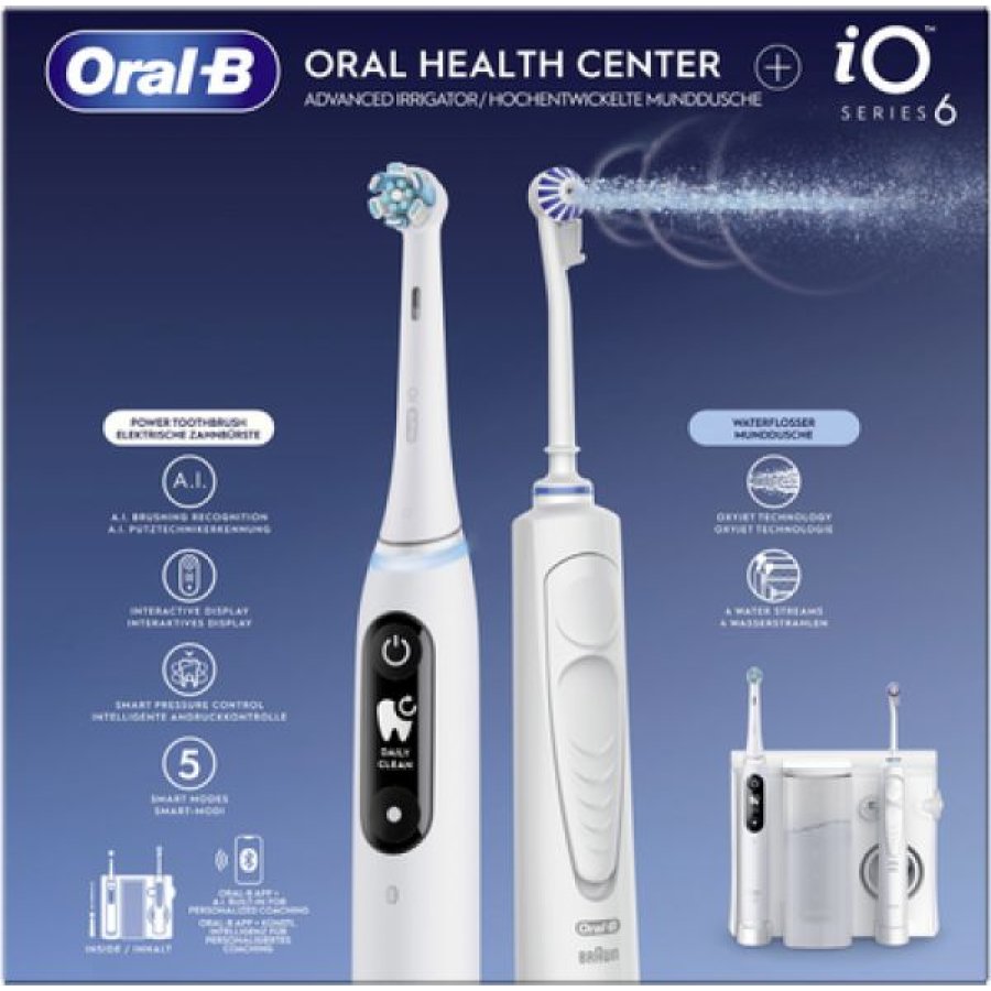 Idropulsore e Spazzolino Elettrico iO6 Oral-B, 1 Set