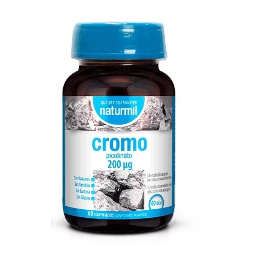 Cromo Picolinato Naturmil 60 Compresse - Regolatore di Glucosio e Metabolismo