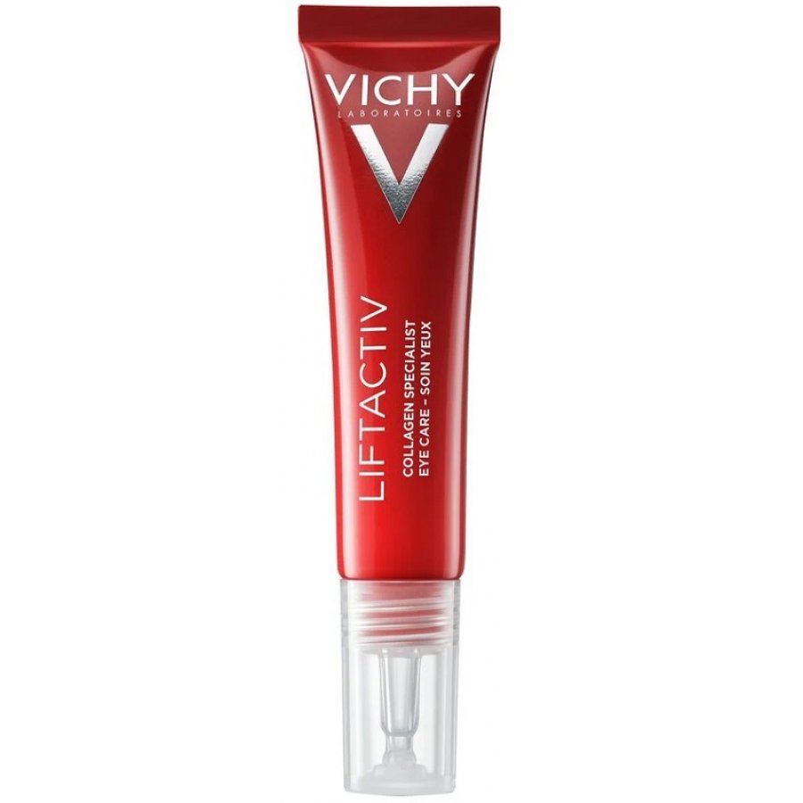 Vichy Liftactiv Collagen Specialist Contorno Occhi con Peptidi Pro-Collagene 15ml - Contrasta i Segni dell'Invecchiamento Cutaneo nel Contorno Occhi