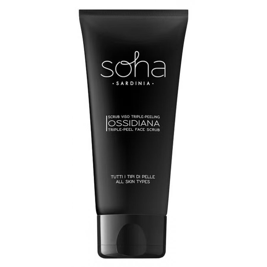 Soha Sardinia Scrub Viso Triple-Peeling Ossidiana 60 ml