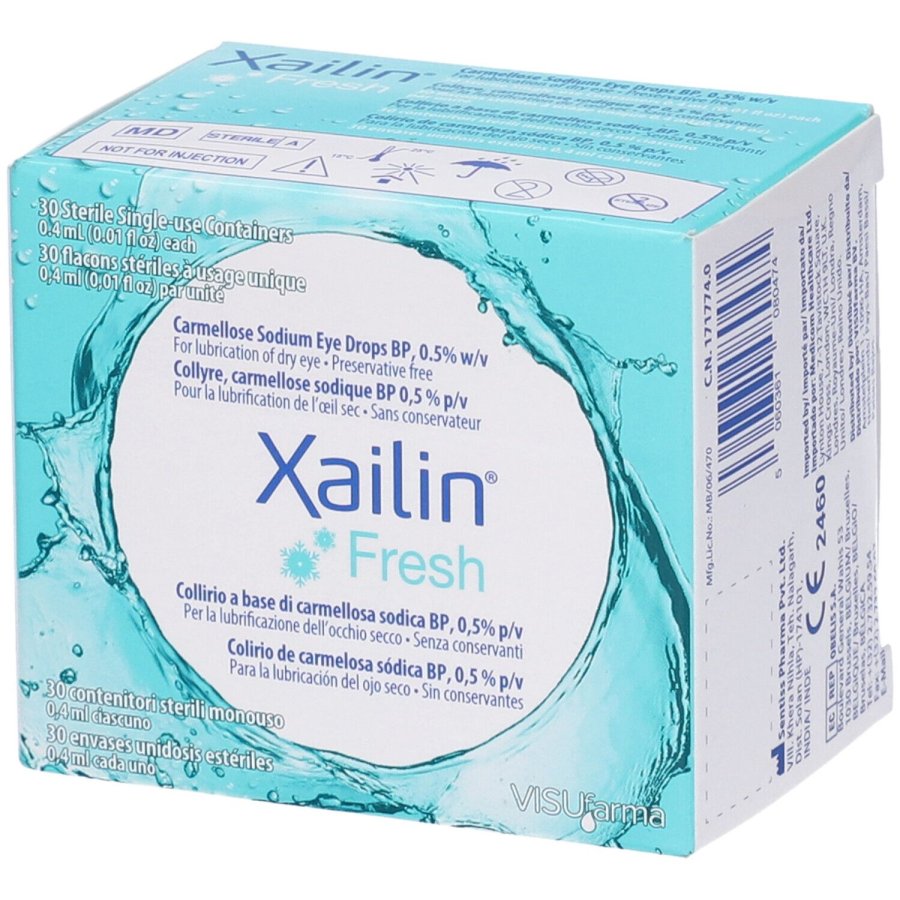 Xailin Fresh Collirio, 30 Flaconcini da 0,4 ml Xailin Fresh Collirio, 30 Flaconcini da 0,4 ml