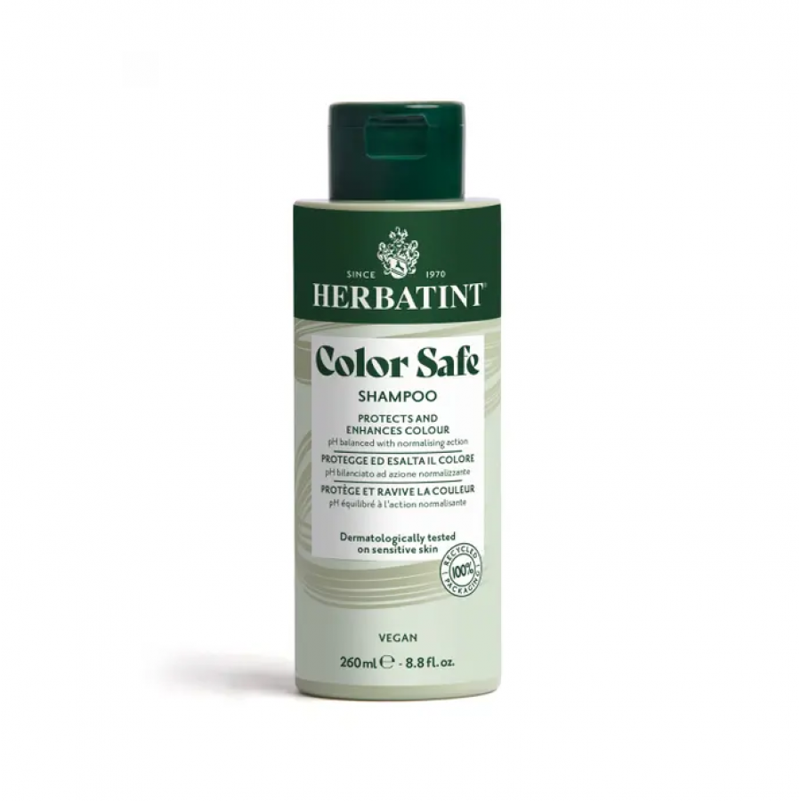 Herbatint Color Safe Shampoo Proteggi Colore 260ml - Detergente Delicato per Capelli Colorati