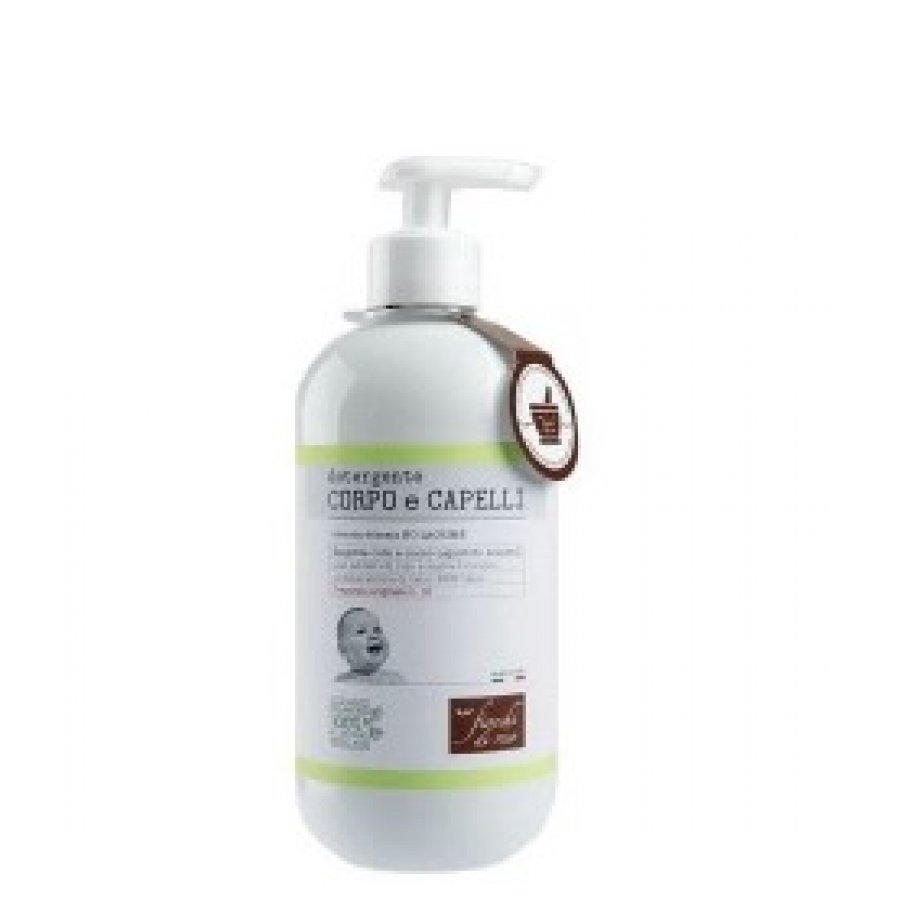 Fiocchi Di Riso Detergente Corpo/Capelli Talco 400ml - Delicato, No Lacrime, per Pelle e Capelli Sensibili