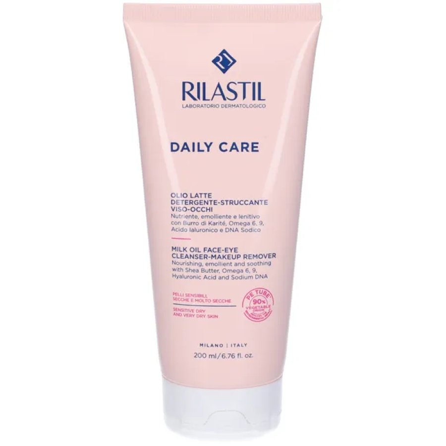 Rilastil Daily Care Olio Latte Detergente Struccante Viso e Occhi 200ml