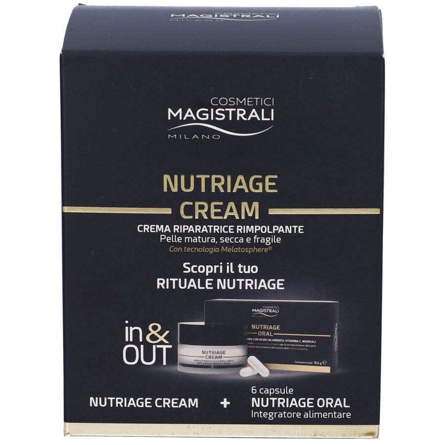 Cosmetici, Nutriage Cream + Nutriage Oral, 50 ml + 6 capsule
