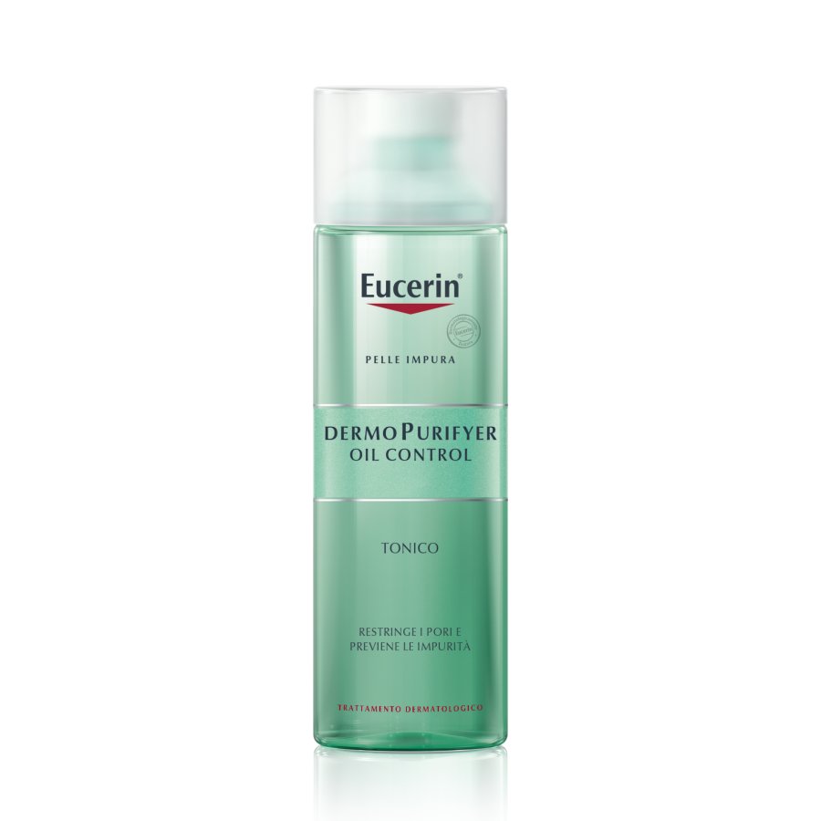 Eucerin DermoPurifyer Oil Control - Tonico Astringente per Pelli Grasse, 200ml