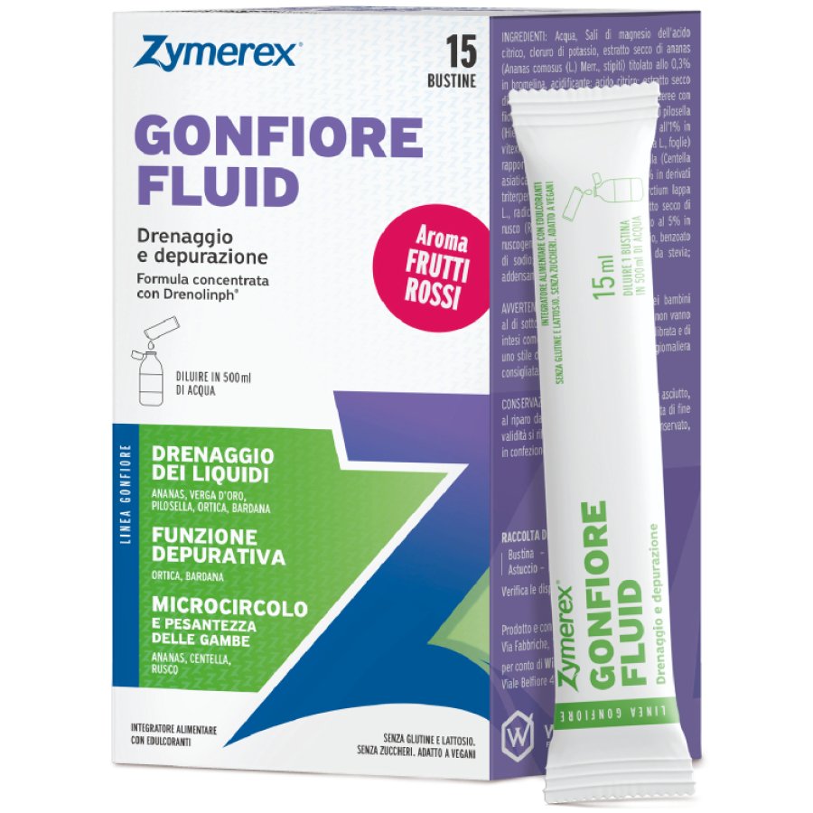 Zymerex GONFIORE FLUID, 15 Bustine