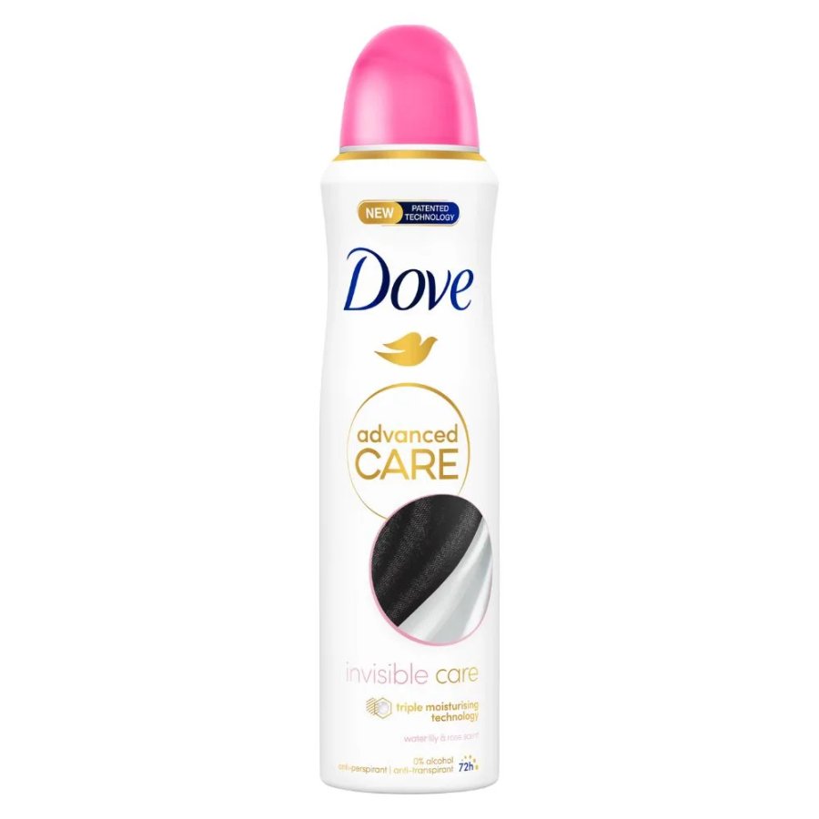 Dove Advanced Care Invisible Care Deodorante Spray, 150 ml