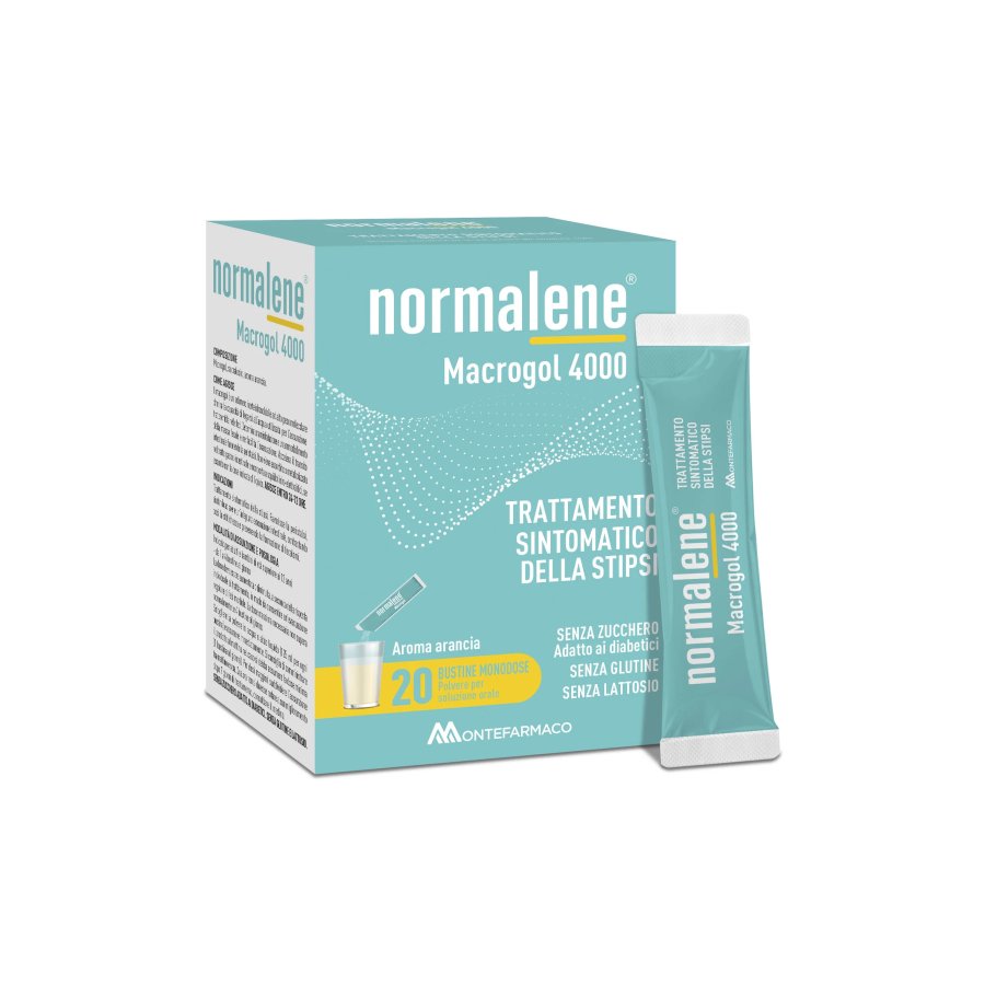 Montefarmaco, Normalene Macrogol 4000, 20 Bustine