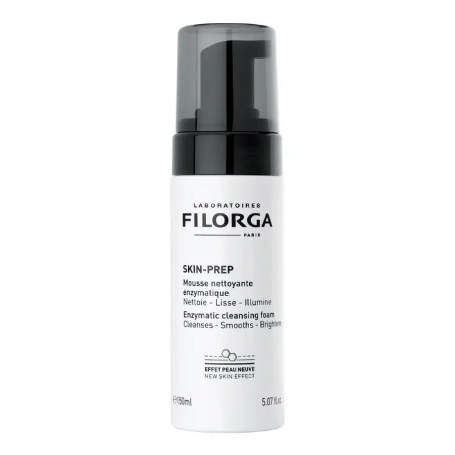 Filorga Skin Prep Mousse Detergente Viso Enzimatica 150ml - Mousse Detergente Illuminante e Purificante