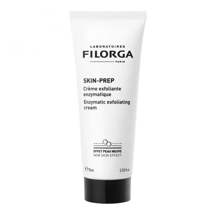 Filorga Skin Prep Crema Esfoliante Enzimatica 75ml - Gommage Esfoliante per Pelle Levigata e Luminosa