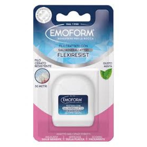 Emoform Flexiresist Filo Interdentale 30m - Resistenza e Delicatezza per una Pulizia Perfetta