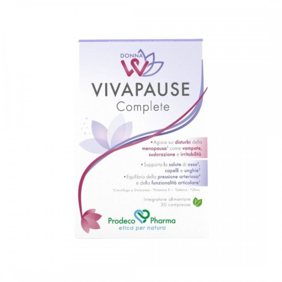 DonnaW VivaPause Complete 30 Compresse - Vegan