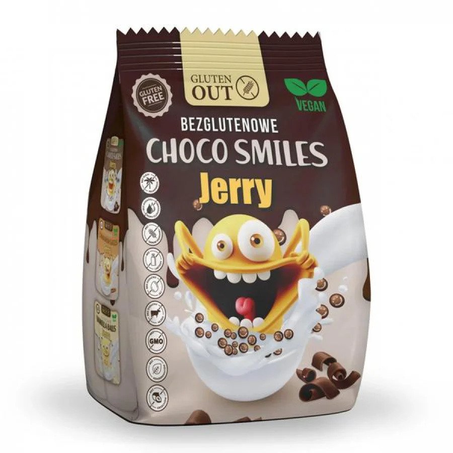GLUTEN OUT Choco Smiles Jerry, 375 g