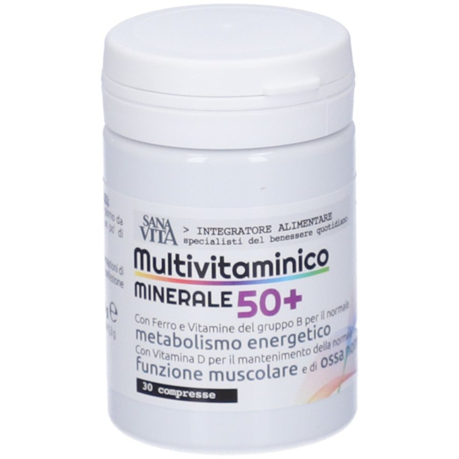 Sanavita Multivitaminico Minerale 50+, 30 Compresse