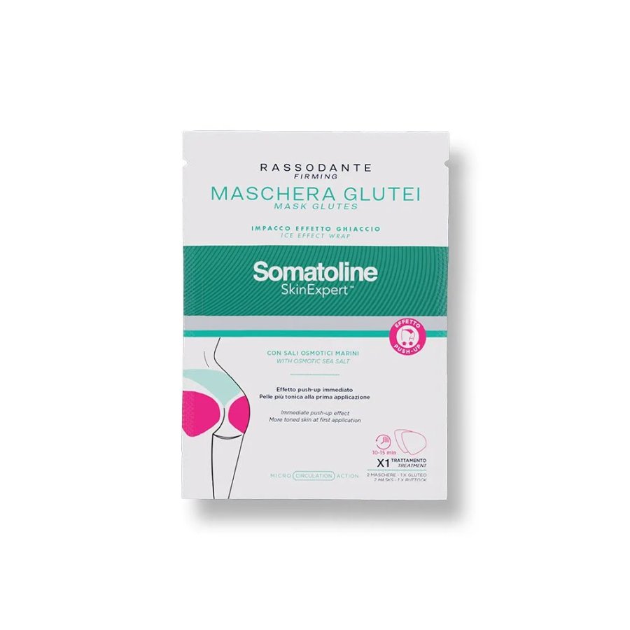 Somatoline Skin Expert Maschera Rassodante Glutei Effetto Ghiaccio, 1 Maschera