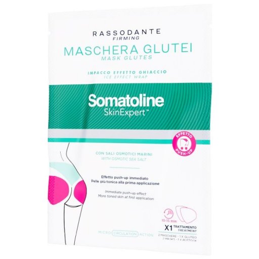 Somatoline SkinExpert Maschera Glutei Rassodante Impacco Effetto Ghiaccio 1 Trattamento - Tonificazione Immediata