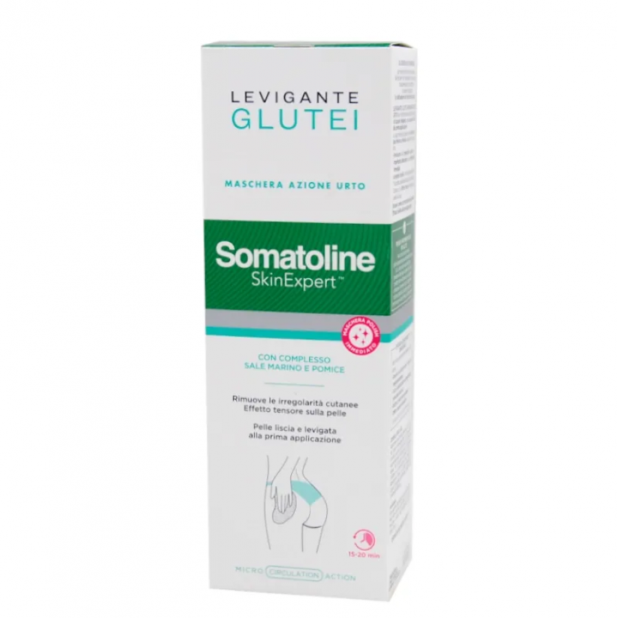 Somatoline Skinexpert Maschera Azione Urto Levigante Glutei 250ml - Pelle più tesa e levigata