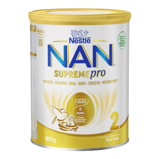 Nestlè Nan Supreme Pro 2 800g - Latte di proseguimento in polvere per lattanti dai 6 mesi
