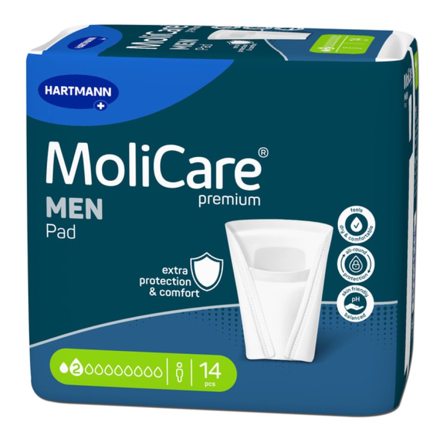 MoliCare Premium MEN Pad 2 Gocce, 14 Pezzi