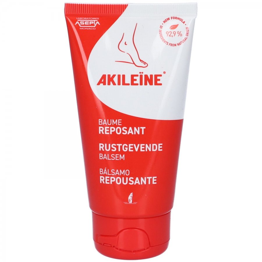 Akileine Rossa Balsamo Rilassante Antifatica 75ml - Sollievo per Piedi Affaticati e Gonfi