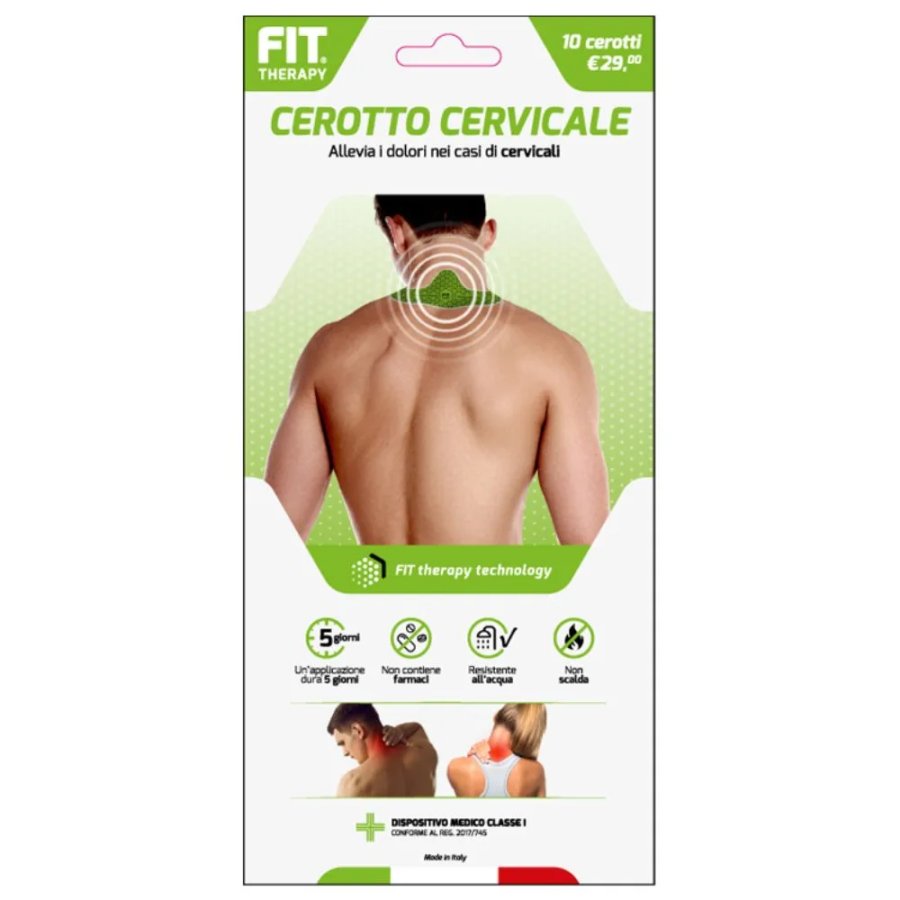 Fit Therapy Patch Cerotto Cervicale 10 Cerotti – Sollievo Dolore Muscolare al Collo Fit Therapy Patch Cerotto Cervicale 10 Cerotti – Sollievo Dolore Muscolare al Collo