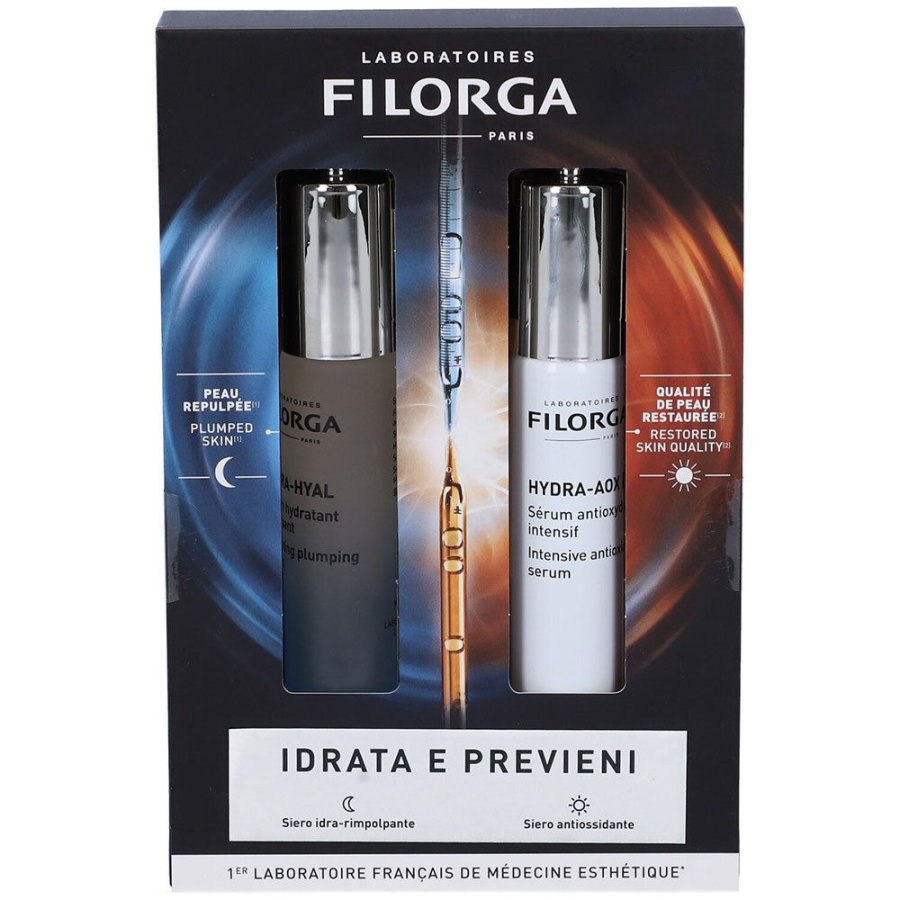 Laboratoires Filorga, Set Siero Hydra Aox 30 ml + Siero Hydra Hyal Filorga 30 ml 