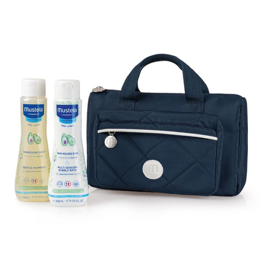 Mustela Vanity Set ,1 Shampoo Dolce 200 ml + 1 Bagnetto Mille Bolle 200 ml