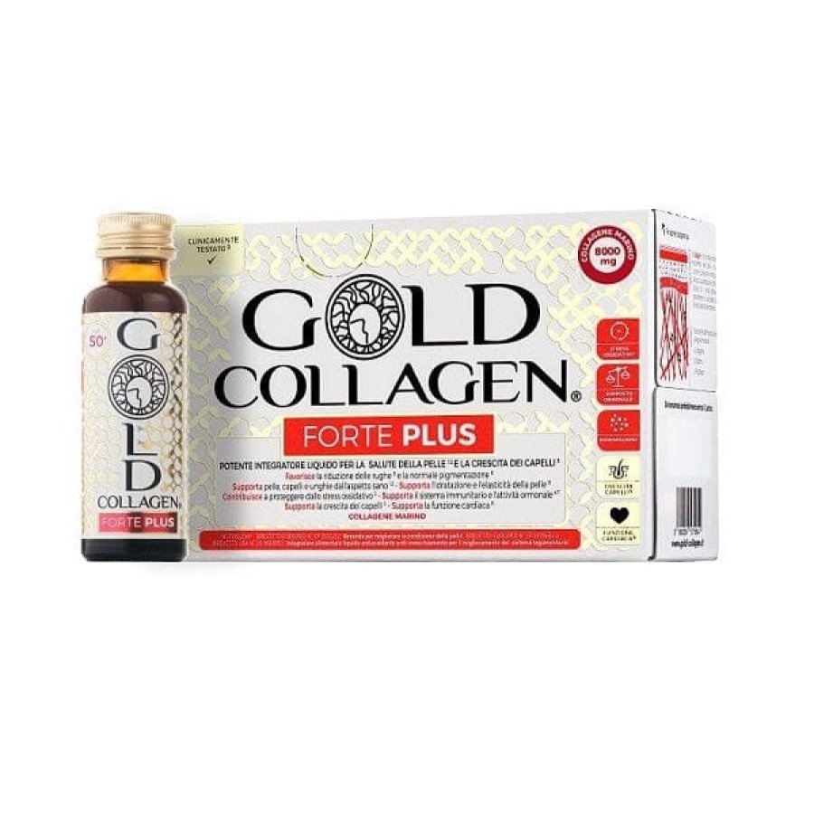 Gold Collagen Forte Plus, 10 Flaconcini  Gold Collagen Forte Plus, 10 Flaconcini